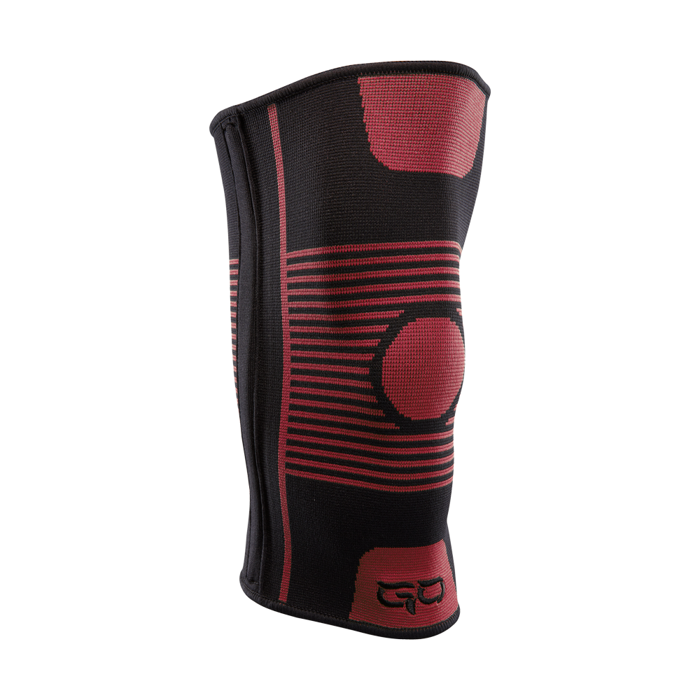 GO Kinesiology + Compression Knee Sleeves Red